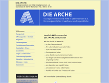Tablet Screenshot of die-arche.de
